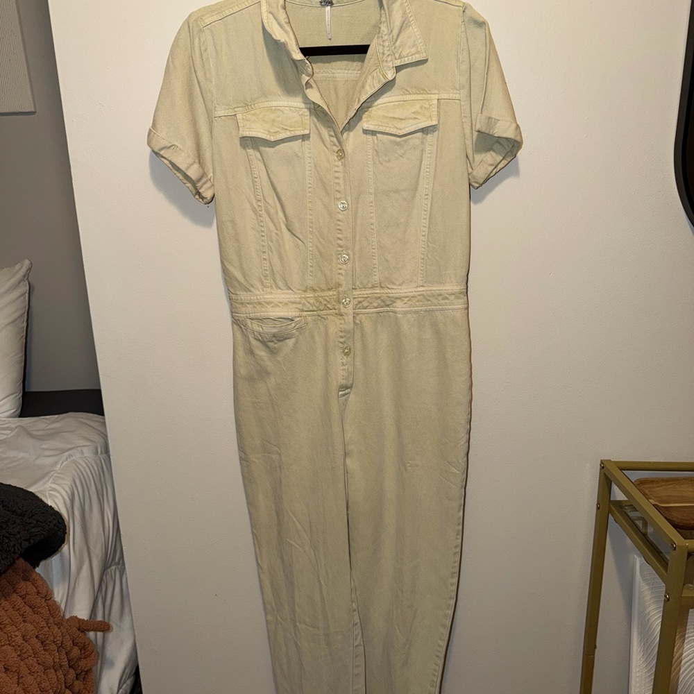 YFB Cream Jumpsuit